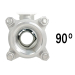 90&deg; 1-1/2" V-Port