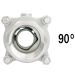 90&deg; 3" V-Port