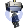 Air Actuated PVC Butterfly Valves- Rack & Pinion