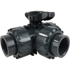 Full Port PVC 3-Way Ball Valves T-Port Full Port PVC 3-Way Ball Valves T-Port