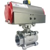 Pneumatic Explosion Proof 3-Piece Ball Valves