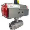 Air Actuated Stainless Ball Valves - Scotch Yoke