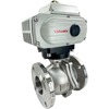 Flanged Stainless Ball Valves - Positioner