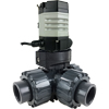 Electric Actuated PVC 3-Way Ball Valves - Compact Electric Actuated PVC Ball Valves - Compact