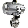 Air Actuated Sanitary Butterfly Valve- All Stainless Air Actuated Sanitary Butterfly Valve- All Stainless