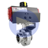 Air Actuated Sanitary Butterfly Valves