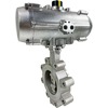 Air Actuated High Performance Butterfly Valves Lug Style - All Stainless