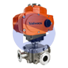 Explosion Proof 3-Way T-Port Sanitary Ball Valves