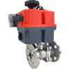 Electric Actuated Stainless Flanged Ball Valves - Multi-Voltage Electric Actuated Stainless Flanged Ball Valves - Multi-Voltage